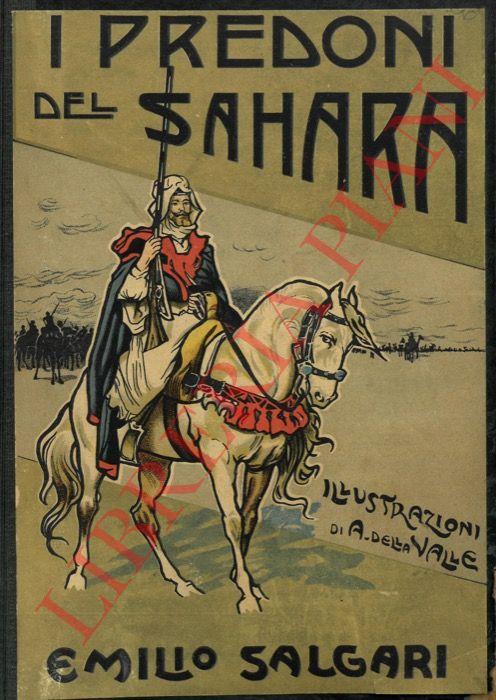 I predoni del Sahara - Emilio Salgari - copertina