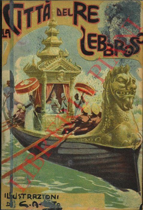 La città del Re lebbroso - Emilio Salgari - copertina
