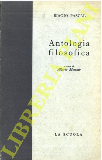 Antologia filosofica - copertina