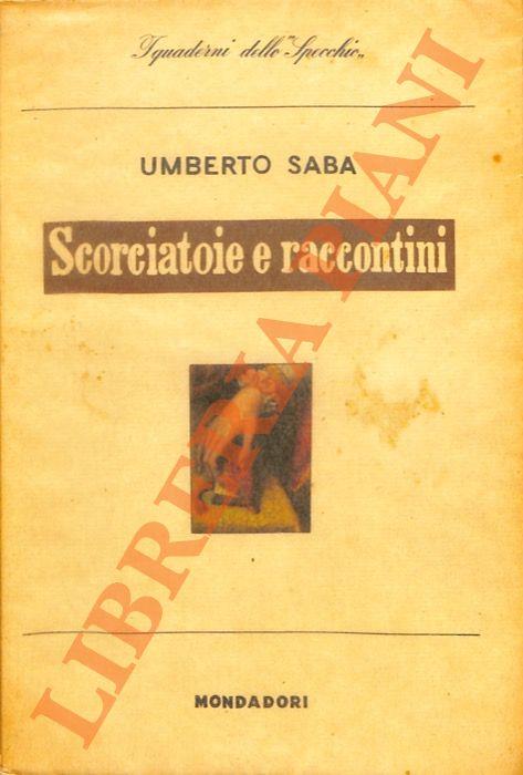Scorciatoie e raccontini - Umberto Saba - copertina