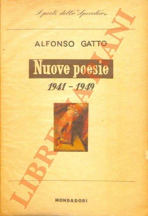 Nuove poesie 1941-1949 - Alfonso Gatto - copertina