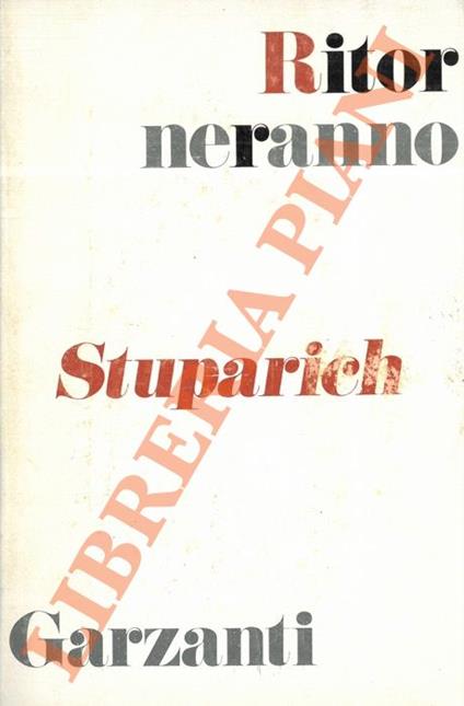 Ritorneranno - Giani Stuparich - copertina