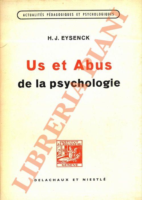 Us et abus de la psychologie - copertina
