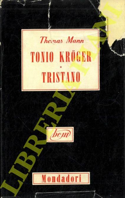 Tonio Kroger. Tristano - Thomas Mann - copertina