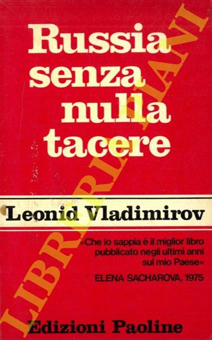 Russia senza nulla tacere - copertina