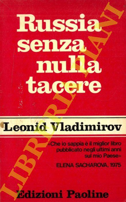 Russia senza nulla tacere - copertina