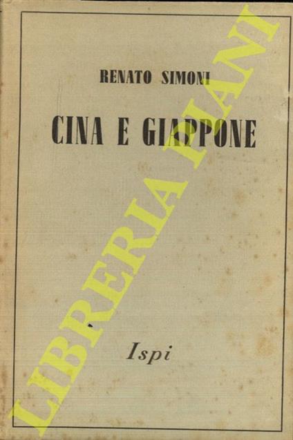 Cina e Giappone - Renato Simoni - copertina