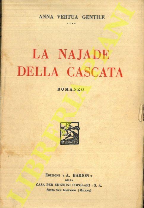 La najade della cascata - Anna Vertua Gentile - copertina