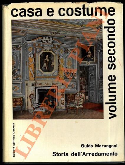 Storia dell’arredamento - Guido Marangoni - copertina