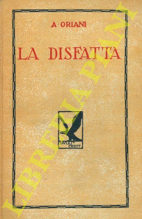 La disfatta - Alfredo Oriani - copertina