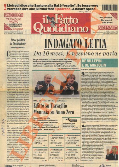 Il Fatto Quotidiano - copertina