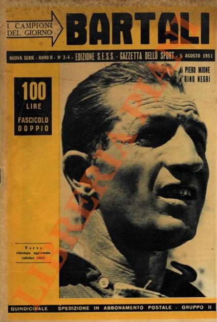 Bartali - Piero Mione - copertina