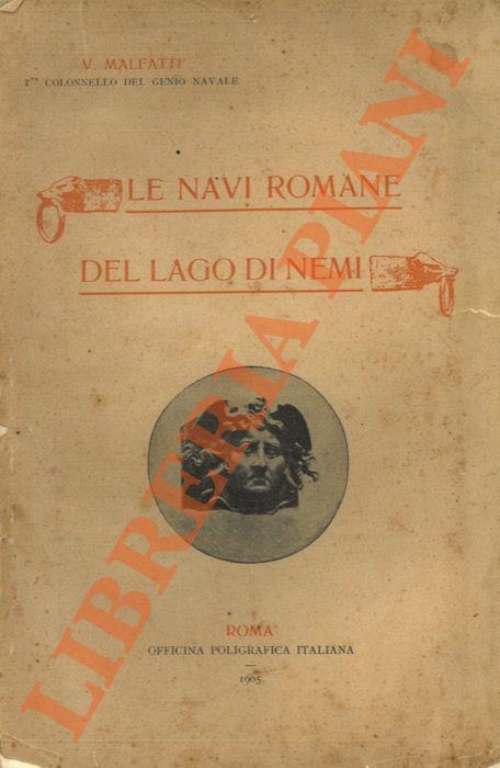 Le navi romane del Lago di Nemi - Vittorio Malagutti - copertina