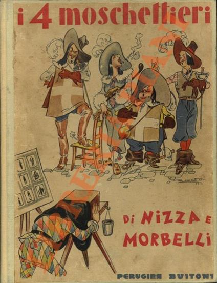 I quattro moschettieri. Illustrazioni di Angelo Bioletto - copertina
