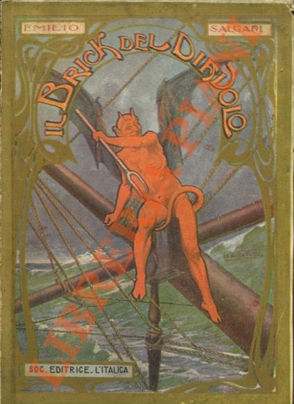 Il brick del diavolo - Emilio Salgari - copertina