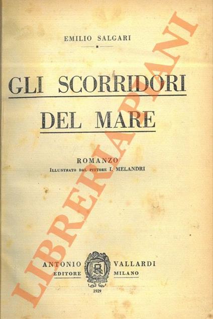 Gli scorridori del mare - Emilio Salgari - copertina