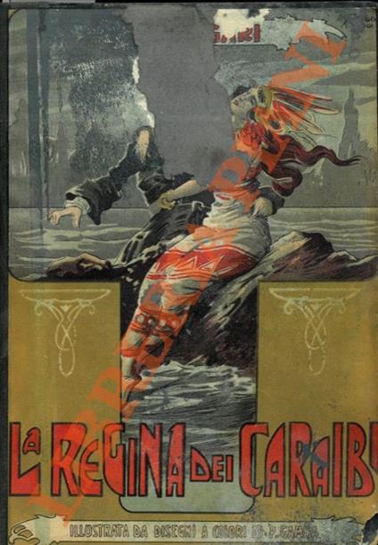 La regina dei Caraibi - Emilio Salgari - copertina