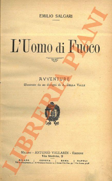 L' uomo di fuoco - Emilio Salgari - copertina