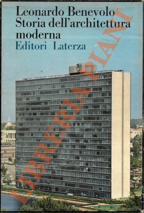 Storia dell'architettura moderna - Leonardo Benevolo - copertina