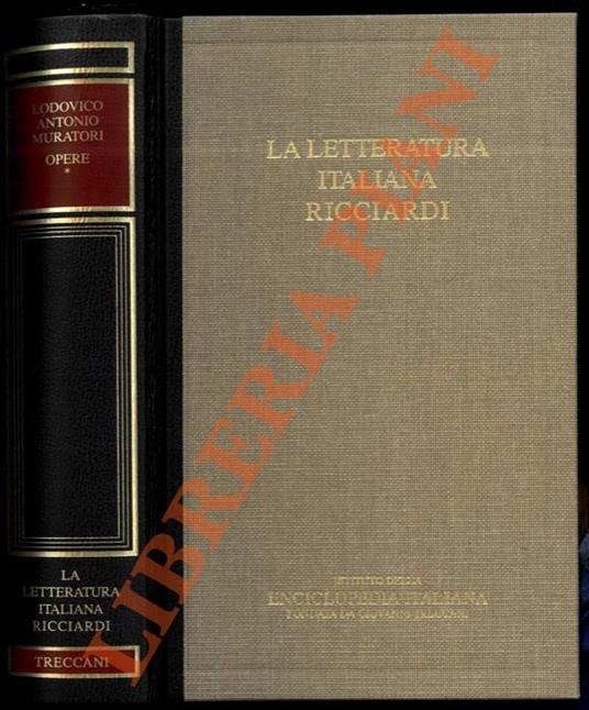 Opere - Lodovico Antonio Muratori - copertina