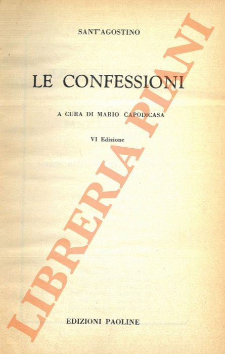 Le confessioni - Agostino (sant') - copertina