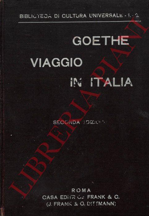 Viaggio in Italia - Johann Wolfgang Goethe - copertina