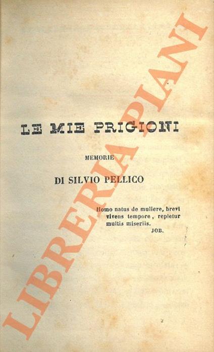 Opere - Silvio Pellico - copertina