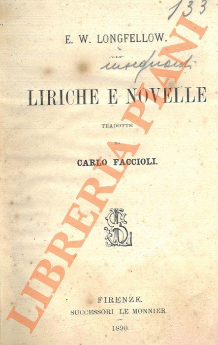 Liriche e novelle - copertina