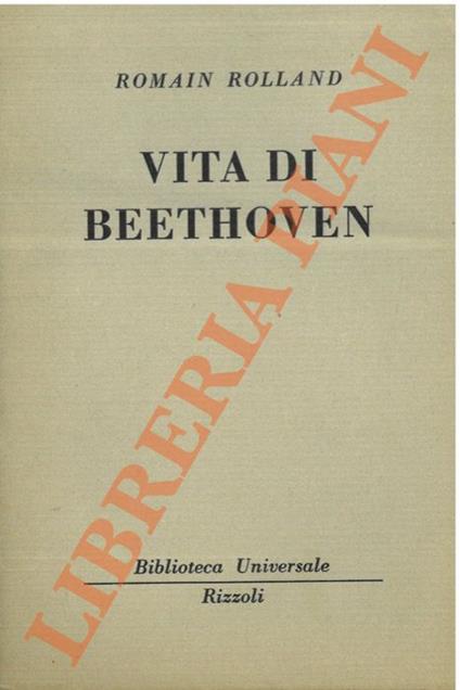 Vita di Beethoven - Romain Rolland - copertina