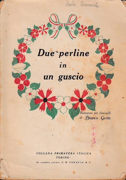 Due perline in un guscio - copertina