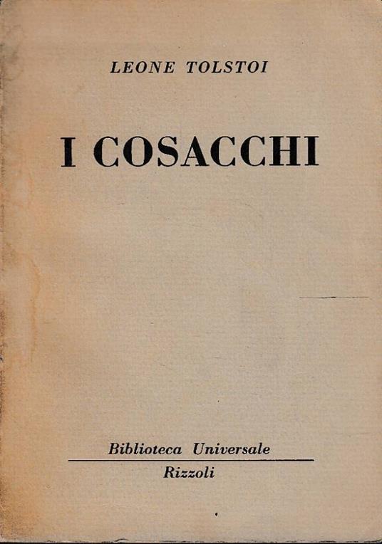 I cosacchi - Lev Tolstoj - copertina