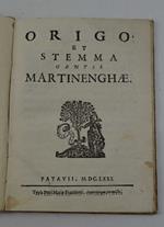 Origo et stemma gentis Martinenghae