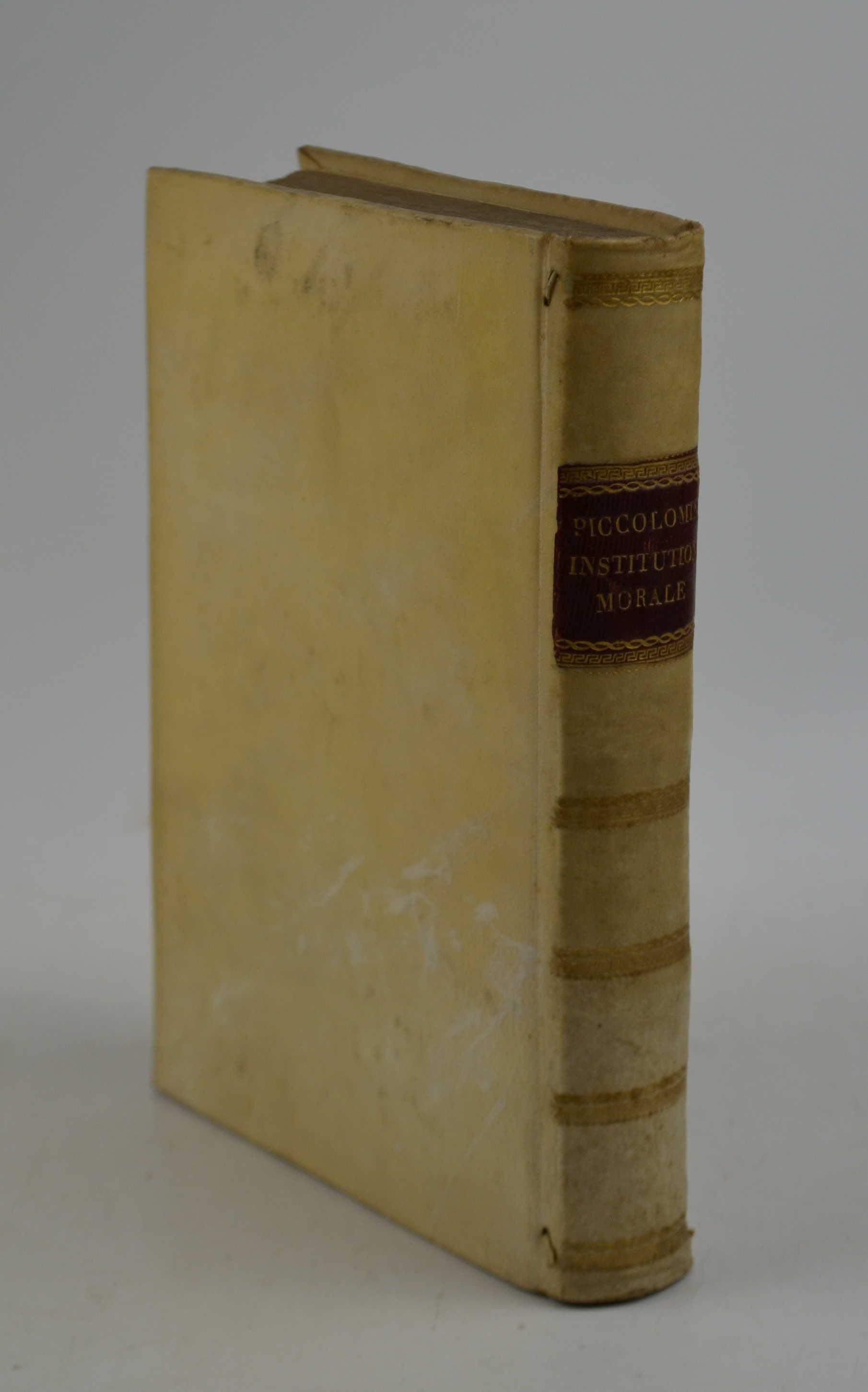 Della Institution morale... Libri XII. Ne' quali egli levando le cose soverchie, et aggiungendo molte importanti, ha emendato, et a miglior forma, et ordine ridotto tutto quello, che già scrisse in sua giovinezza della Institution dell'huomo nobile