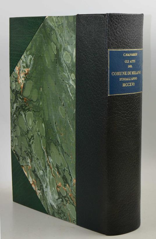Gli atti del Comune di Milano fino all'anno MCCXVI - copertina