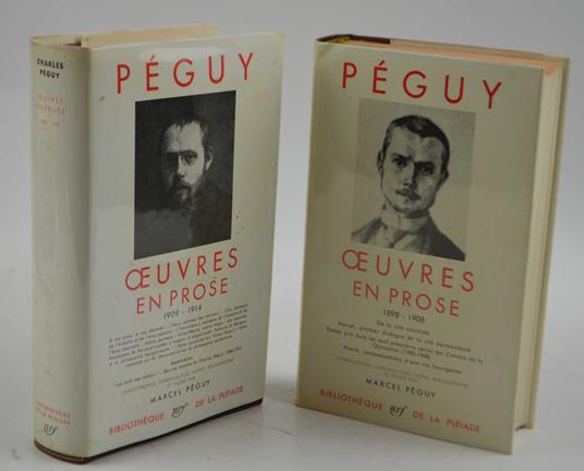 Oeuvres en prose 1898-1908 - Oeuvres en prose 1909-1914 - Charles Peguy - copertina