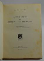Untori e unzioni nella peste milanese del LDCXXX. Note in margine ai capitoli XXXI e XXXII dei Promessi Sposi