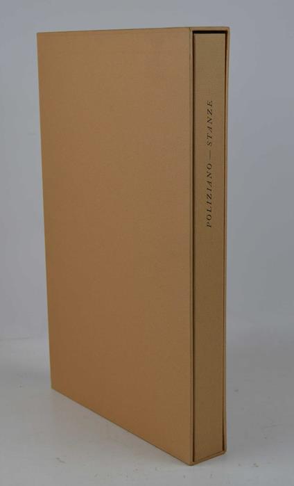 Stanze cominciate per la Giostra di Giuliano de' Medici - Angelo Poliziano - copertina