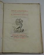 Dell'anatomia. Discorso…