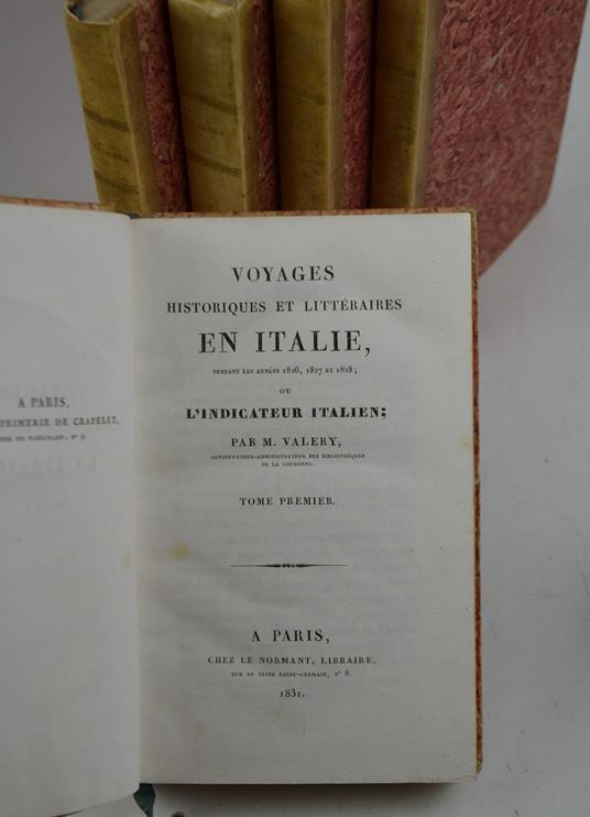 Voyages historiques et littéraires en Italie, pendant les annèes 1826, 1827 et 1828; ou l'indicateur italien - copertina