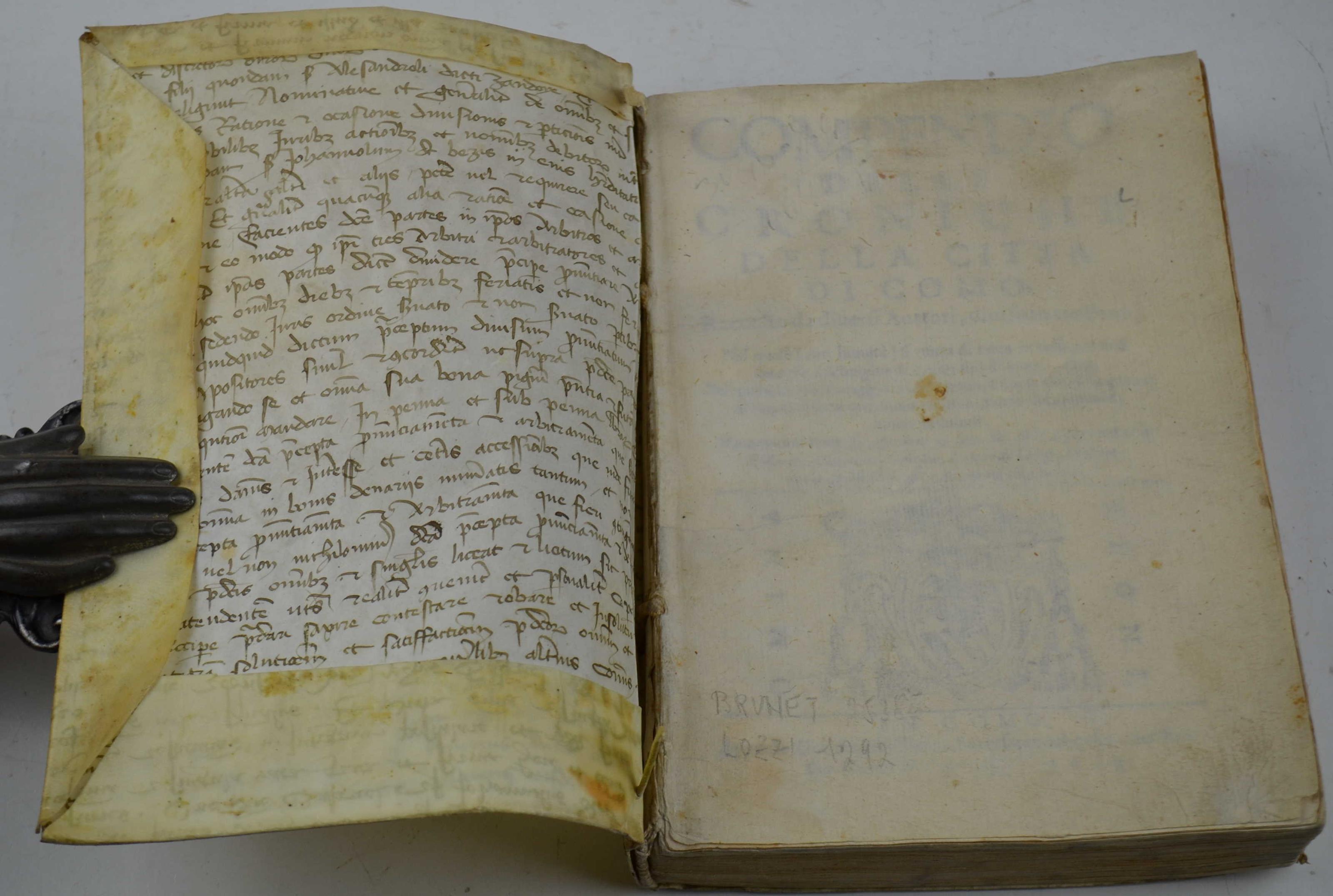 Compendio delle Croniche della Città di Como, raccolto da diversi Auttori, diviso in tre Parti. Nel quale (con brevità) si tratta di tutte le cose notabili successe dall'origine di quella sin all'Anno 1619..