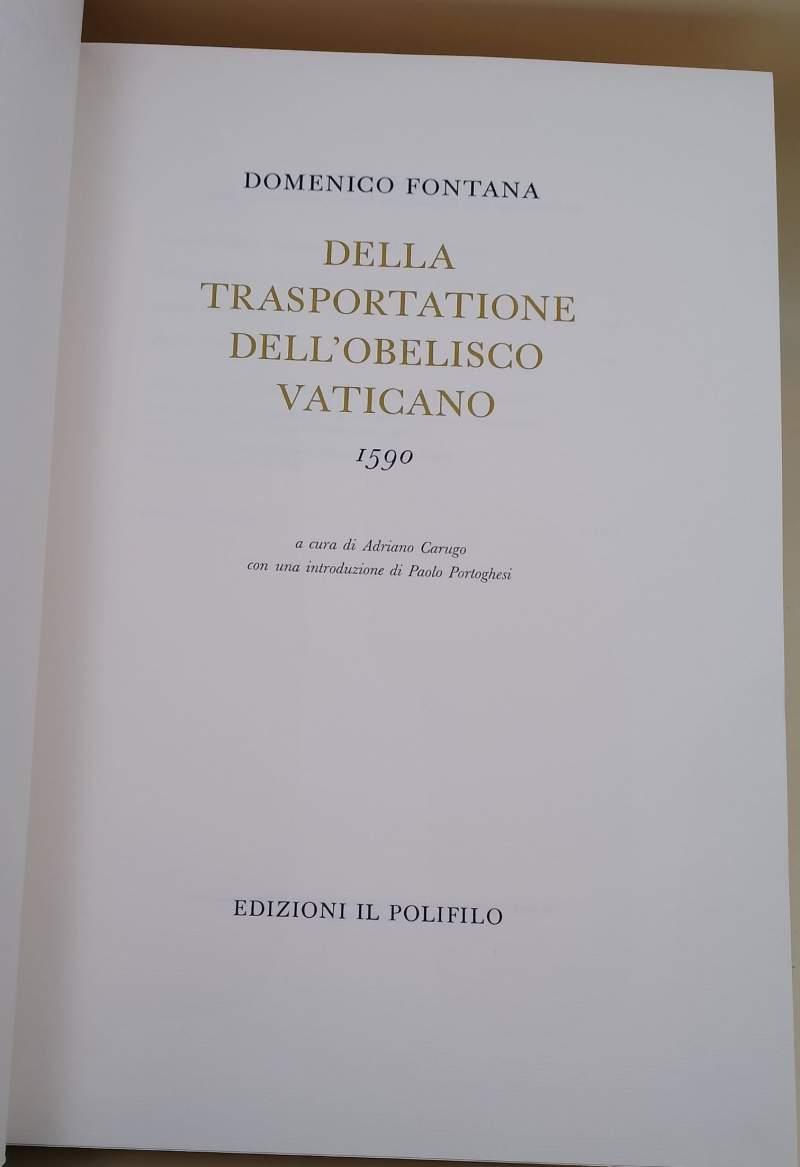Della Trasportatione Dell'Obelisco Vaticano(1978)