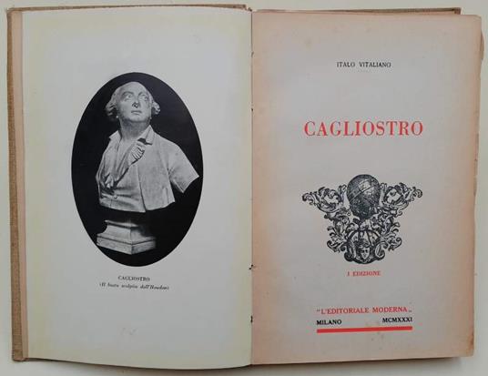 Cagliostro(1931) - copertina