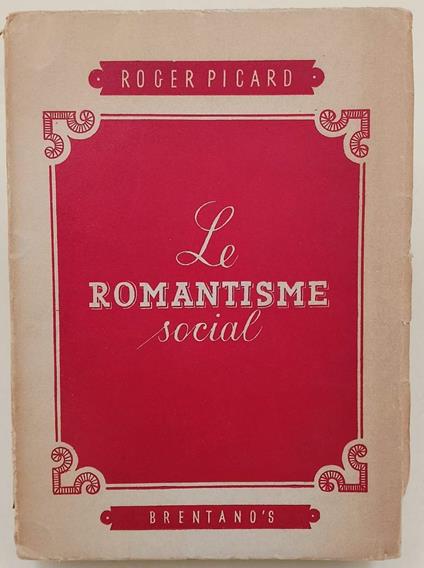 Le Romantisme Social(1944) - copertina