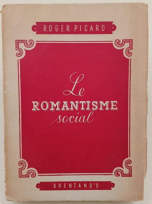 Le Romantisme Social(1944) - copertina