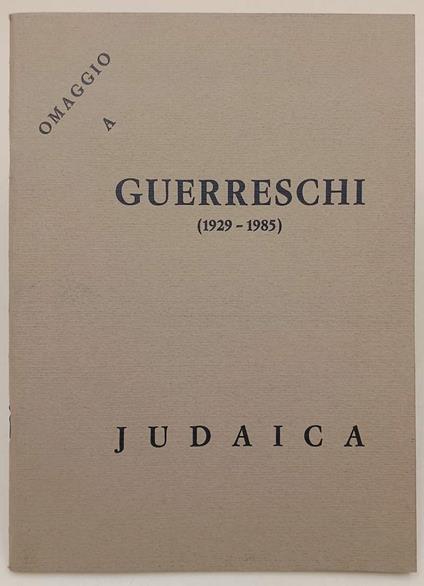 Omaggio A Giuseppe Guerreschi(1929-1985)- Judaica 20 Disegni(1986) - copertina