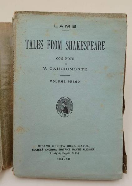 Tales From Shakespeare(1934) - Lam - copertina