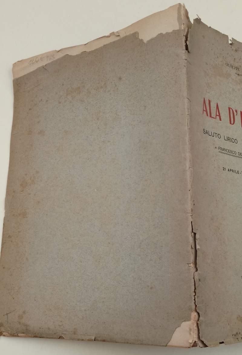 Ala D'Italia...Saluto Lirico A Francesco De Pinedo E A Giacomo Campanelli-21 Aprile-7 Novembre 1925(1926)