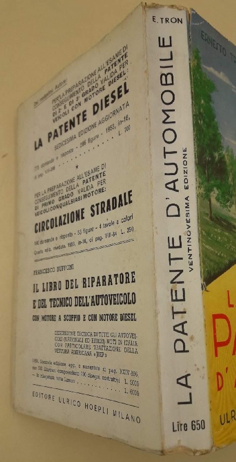 La Patente D'Automobile(2° E 3° Grado)(1954)