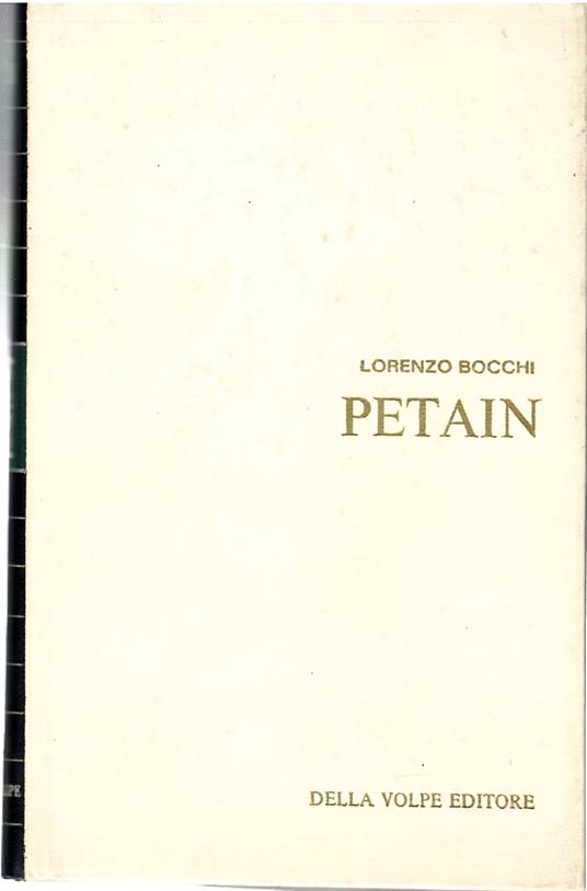 Pétain - Lorenzo Boccia - copertina
