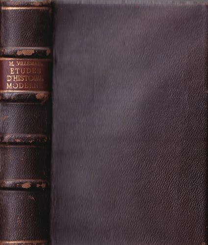 Etudes d'histoire moderne - Nouvelle édition revue, corrigée et augmentée - copertina